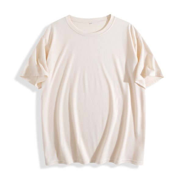 Ordinary women's colored cotton T-shirt
