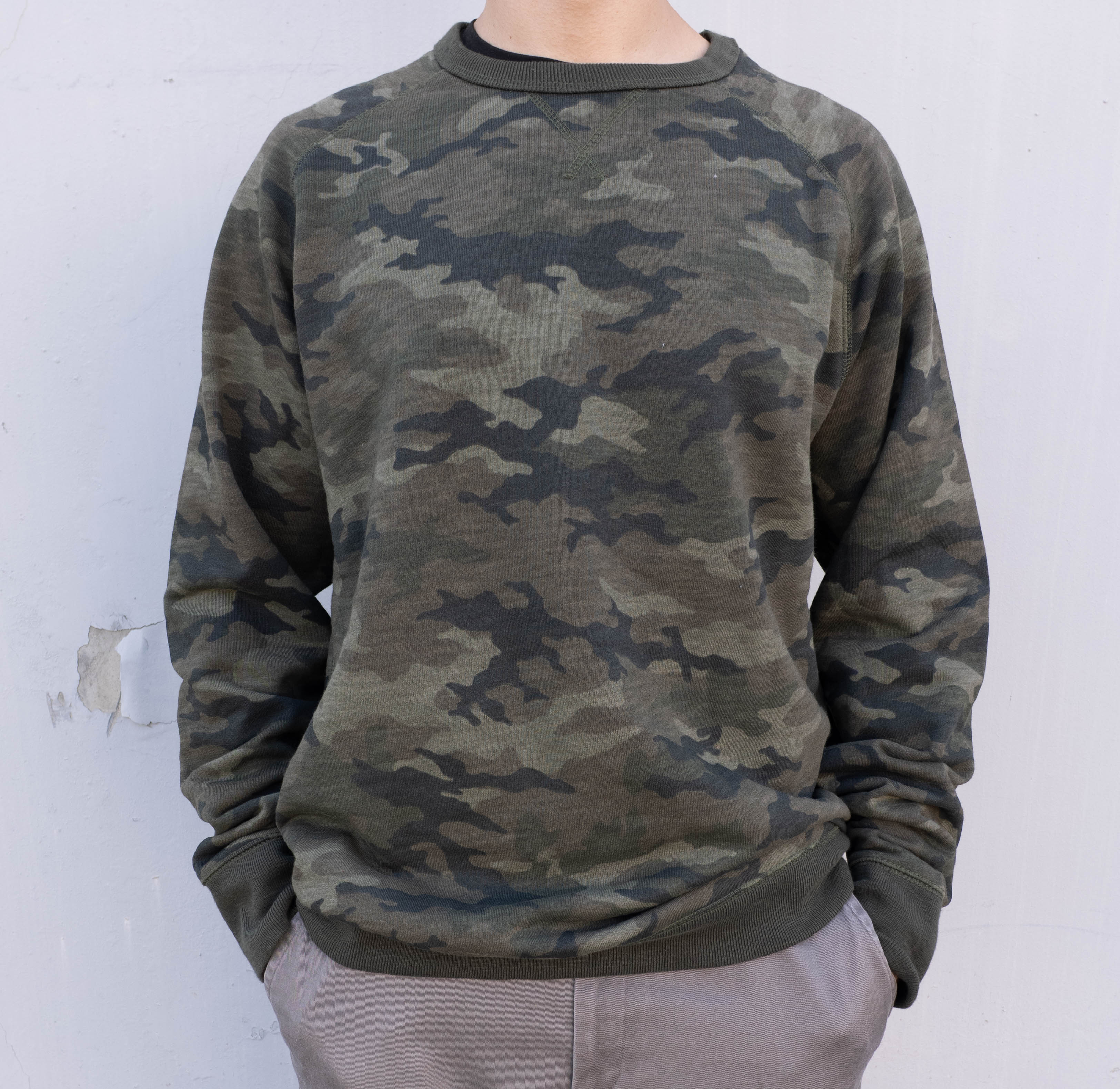 Men's Camo Fleece Sweatshirt JSB002
